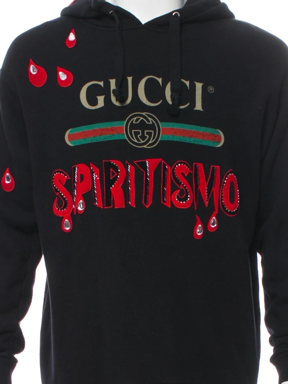 Gucci Hooded Spiritismo Bejewelled Sweatshirt Women's Size XS EUC Authentic